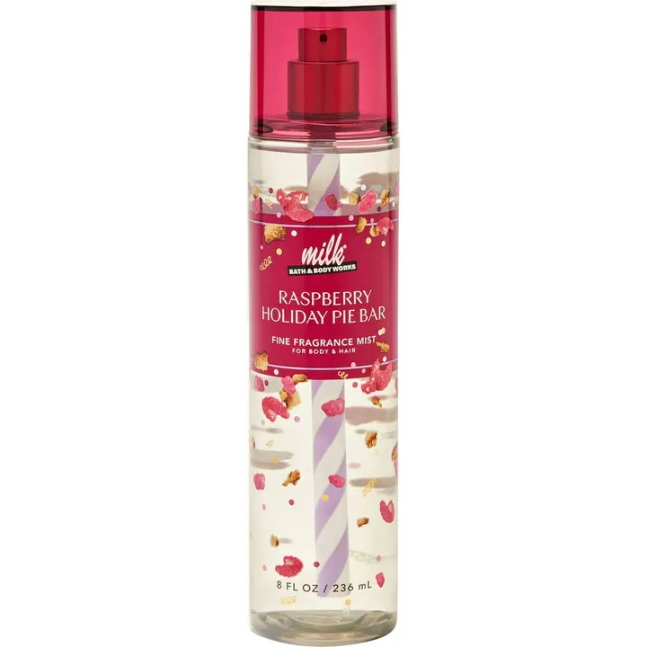 Bath & Body Works Raspberry Holiday Pie Bar parfüm şişesi