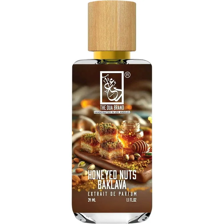 The Dua Brand Honeyed Nuts Baklava perfume bottle