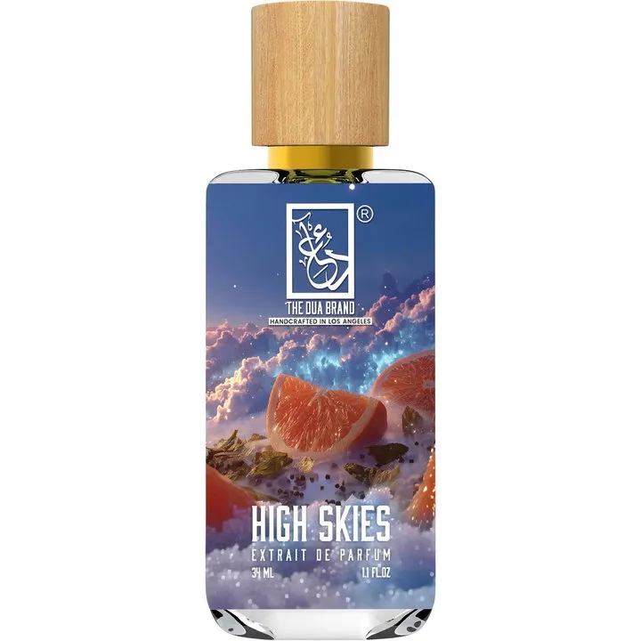 The Dua Brand High Skies perfume bottle