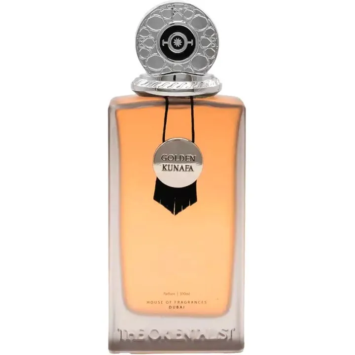 The Orientalist Golden Kunafa perfume bottle