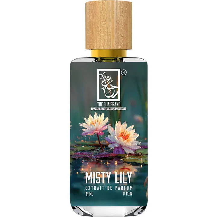 The Dua Brand Misty Lily perfume bottle
