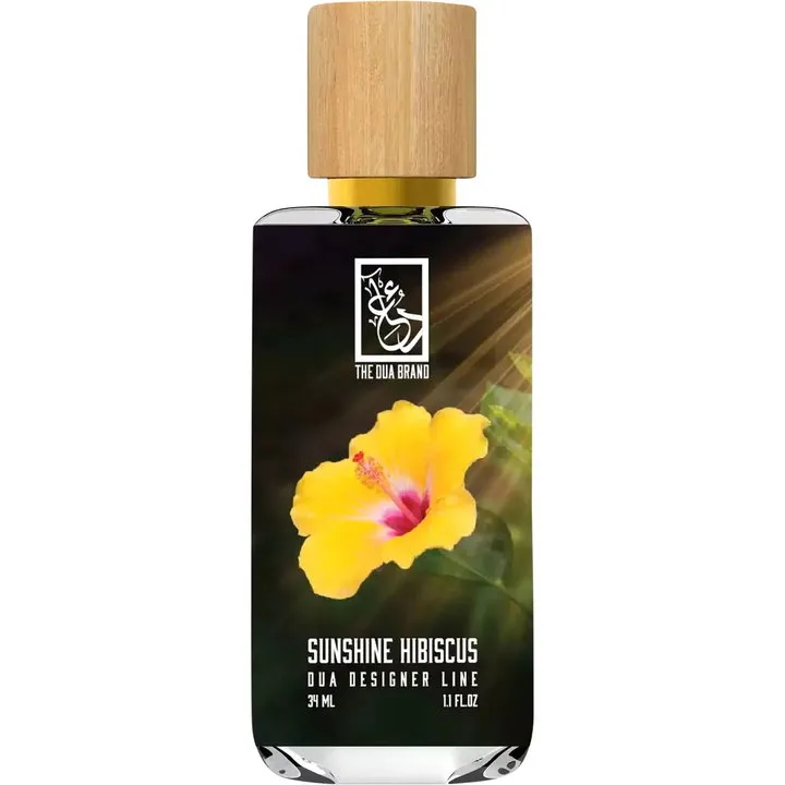 The Dua Brand Sunshine Hibiscus perfume bottle