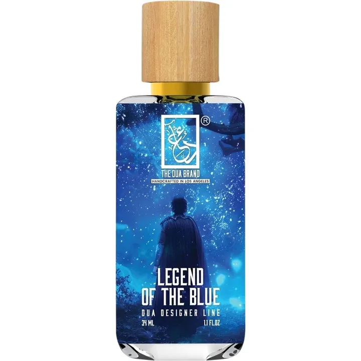 The Dua Brand Legend of the Blue perfume bottle