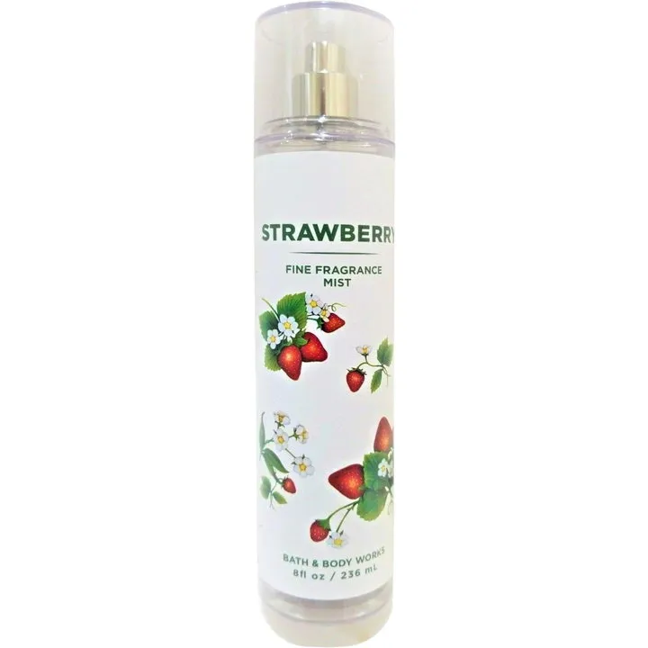 Bath & Body Works Strawberry perfume bottle