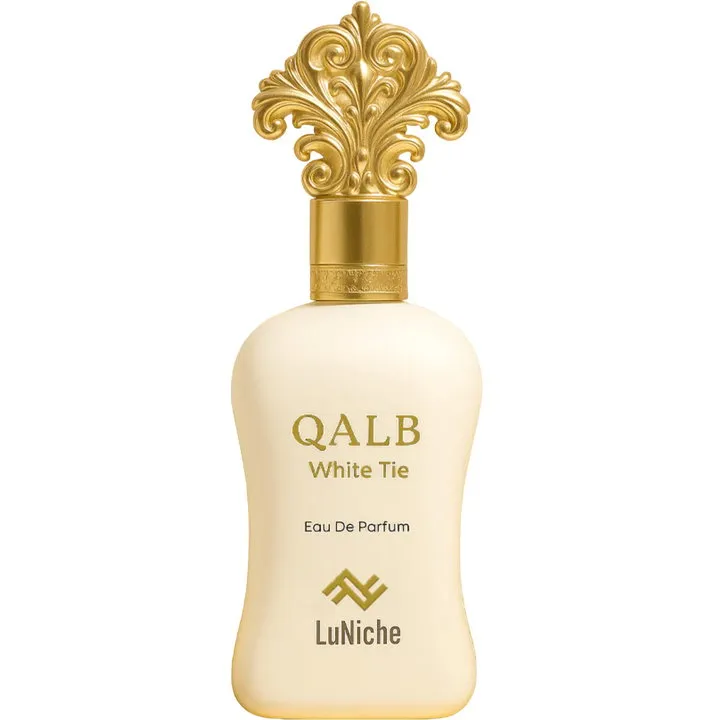 LuNiche Qalb White Tie perfume bottle