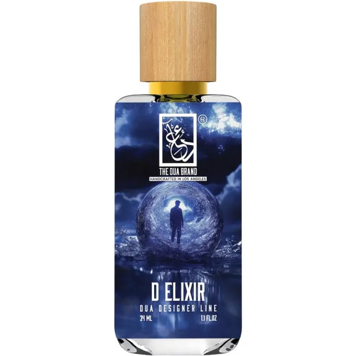 The Dua Brand D Elixir perfume bottle