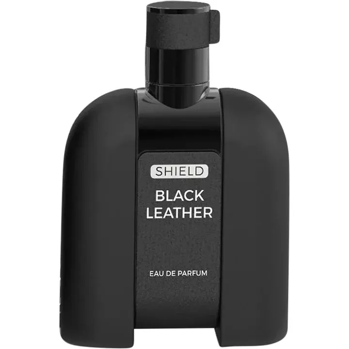 Mirada Shield Black Leather perfume bottle
