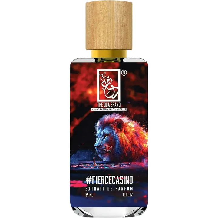 The Dua Brand #Fiercecasino perfume bottle