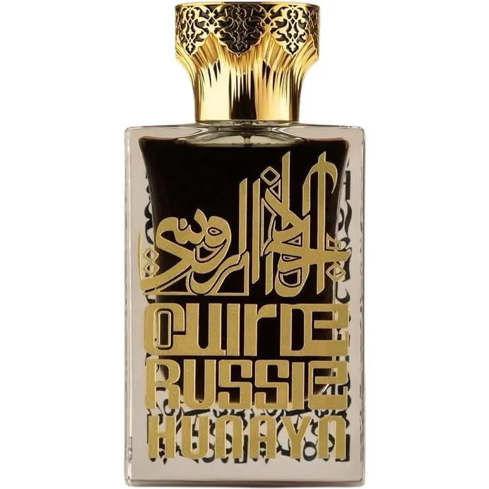 Hunayn Cuir de Russie perfume bottle