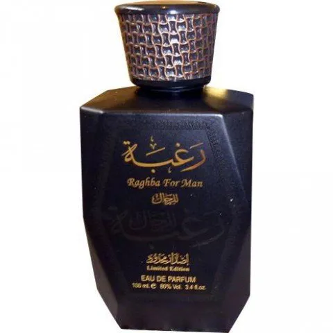 Lattafa Raghba for Man perfume bottle