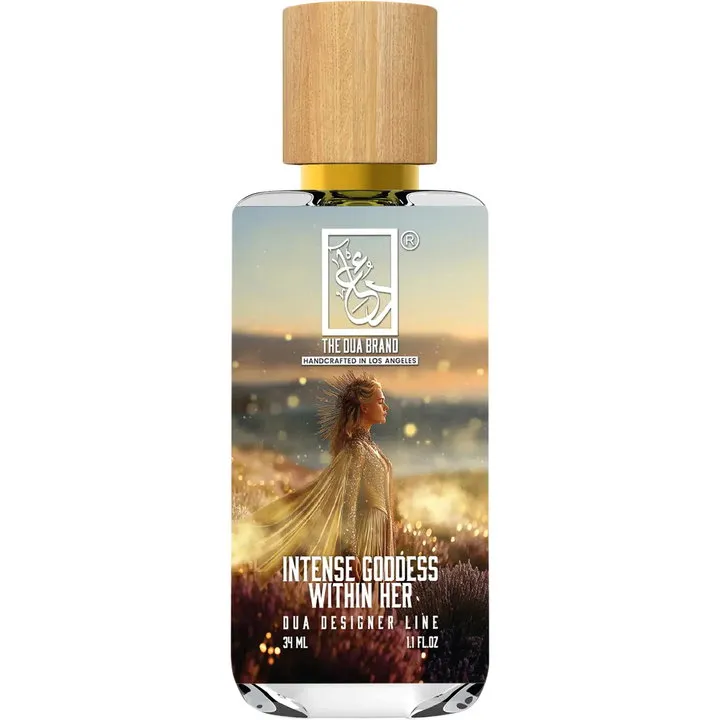 The Dua Brand Intense Goddess Within Her perfume bottle