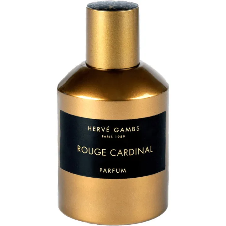 Hervé Gambs Rouge Cardinal perfume bottle