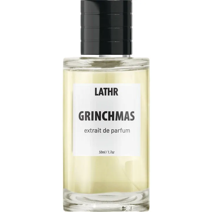 Lathr Grinchmas perfume bottle