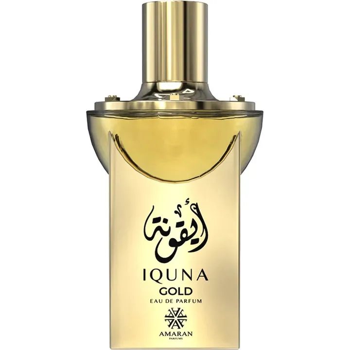 Amaran Iquna Gold perfume bottle