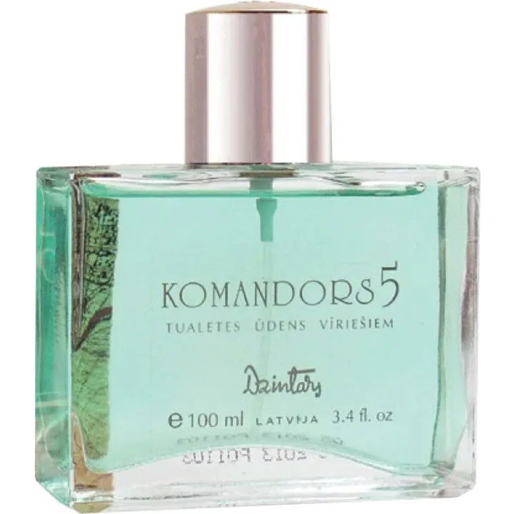 Dzintars Komandors 5 parfüm şişesi