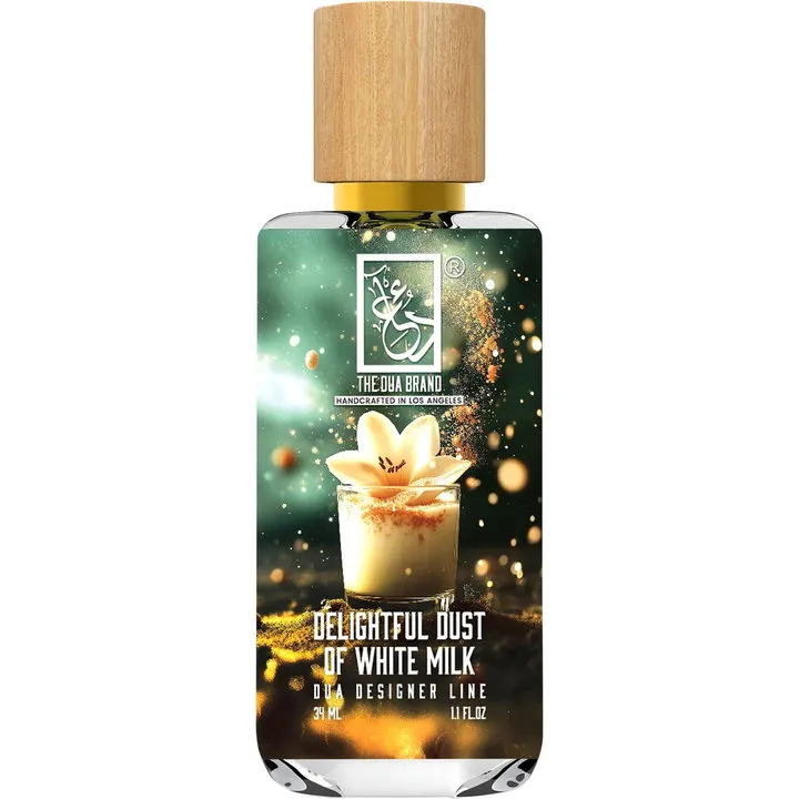 The Dua Brand Delightful Dust of White Milk perfume bottle