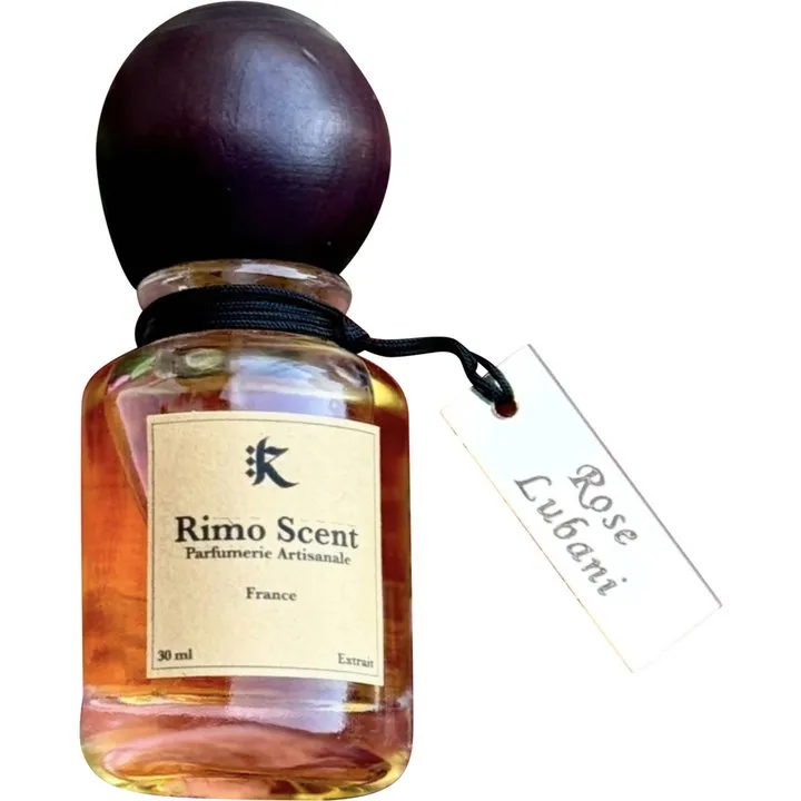 Rimo Scent Rose Lubani perfume bottle