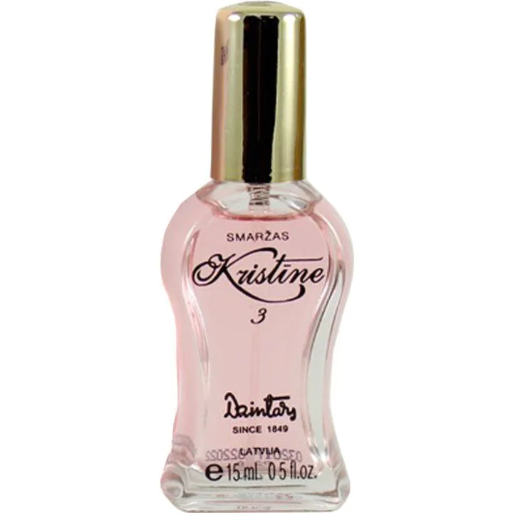 Dzintars Kristīne 3 perfume bottle