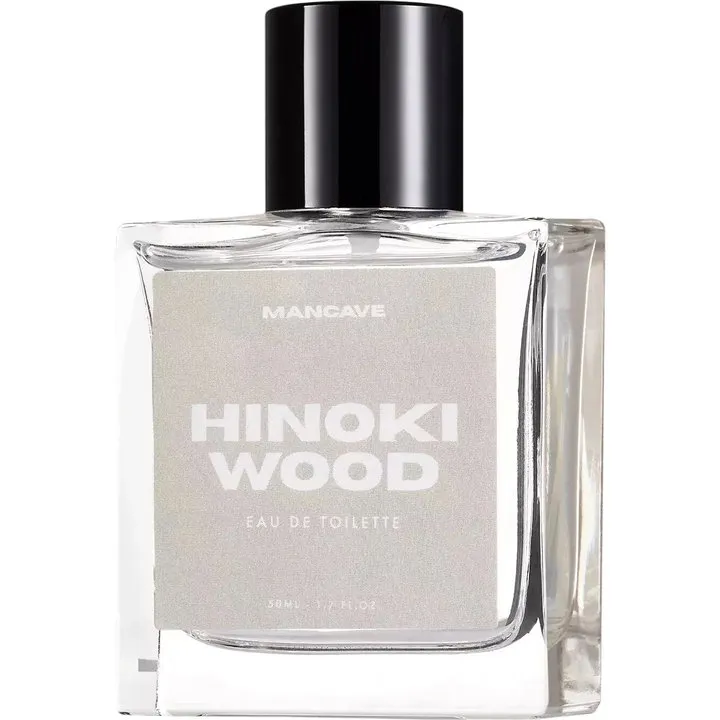 Mancave Hinoki Wood perfume bottle