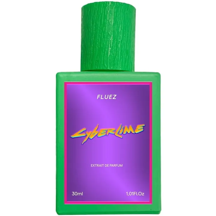 Fluez Cyberlime perfume bottle
