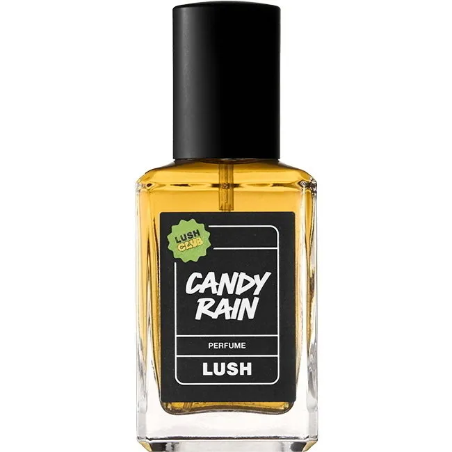 Lush Candy Rain perfume bottle