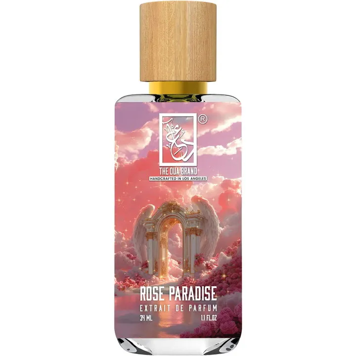 The Dua Brand Rose Paradise perfume bottle