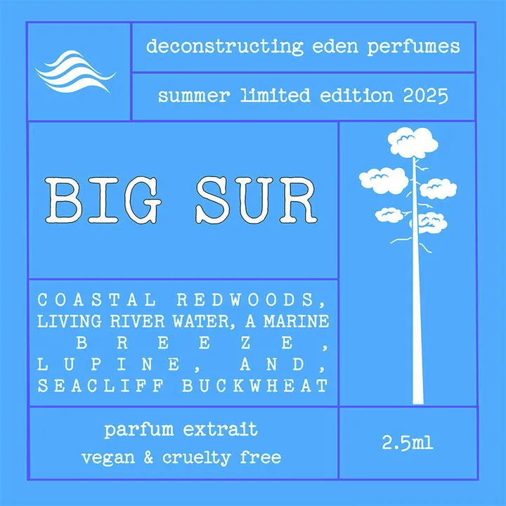Deconstructing Eden B-Side: Big Sur perfume bottle