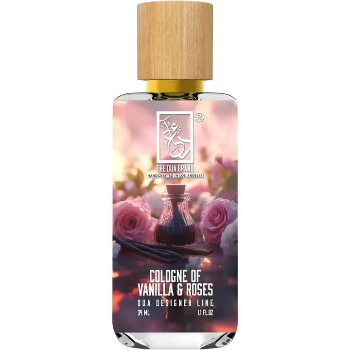 The Dua Brand Cologne of Vanilla & Roses parfüm şişesi