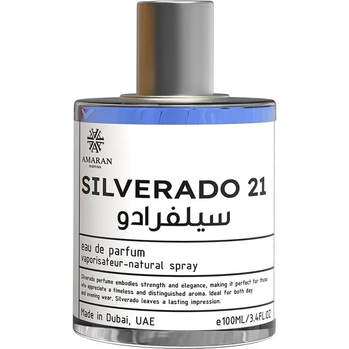 Amaran Silverado 21 perfume bottle