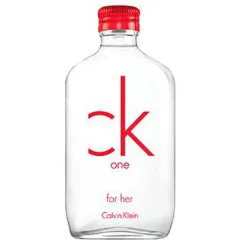 Calvin Klein CK One Red Edition for Her perfume bottle