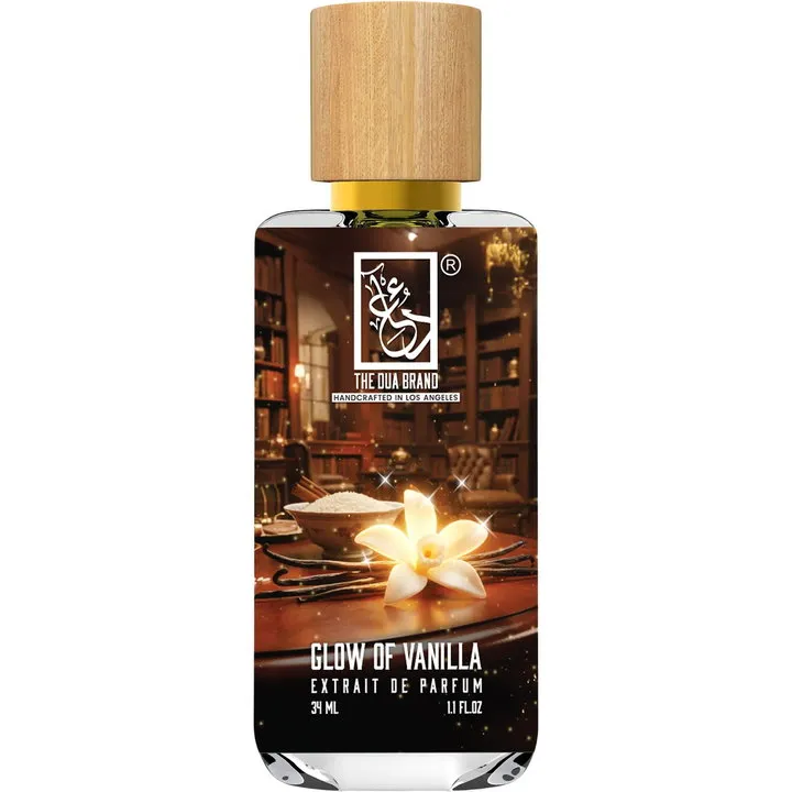 The Dua Brand Glow of Vanilla perfume bottle