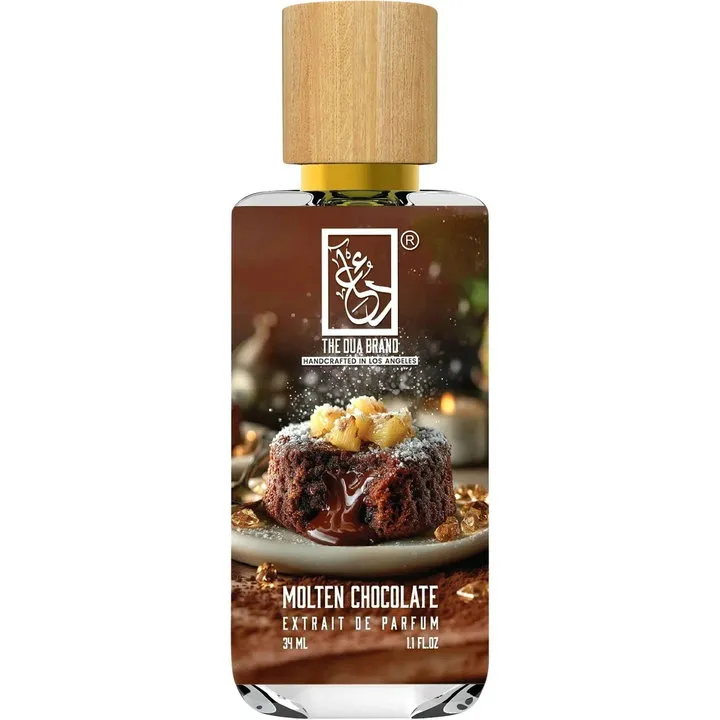 The Dua Brand Molten Chocolate perfume bottle