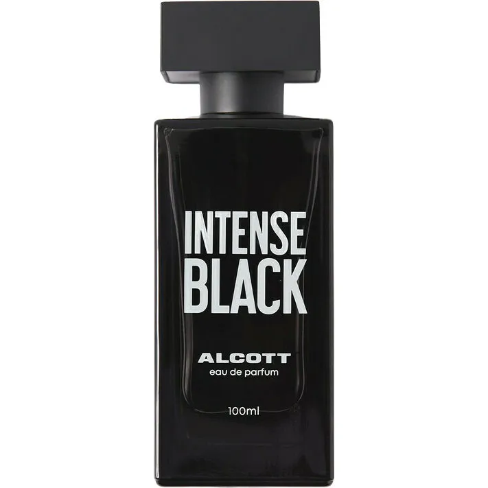 Alcott Intense Black perfume bottle