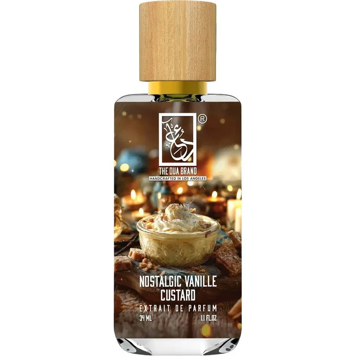The Dua Brand Nostalgic Vanille Custard perfume bottle
