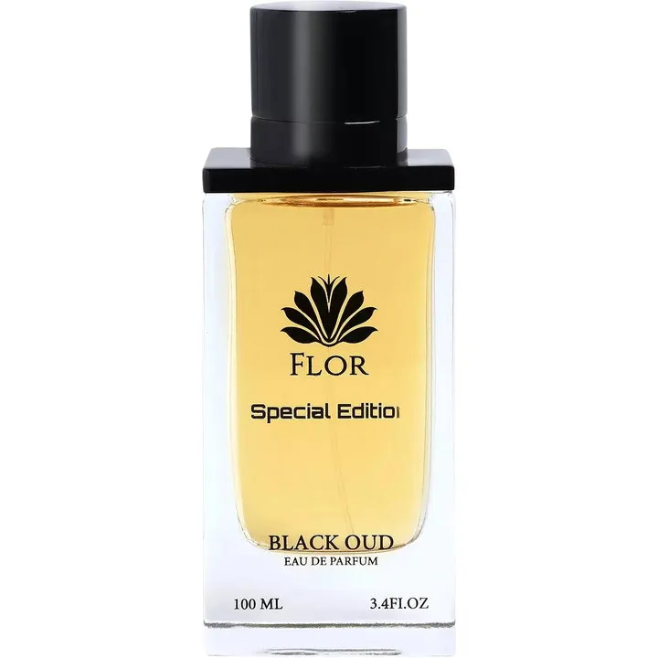 Flor Black Oud perfume bottle