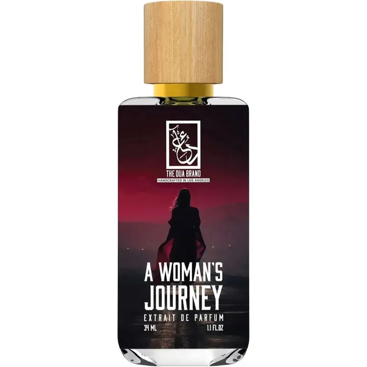 The Dua Brand A Woman's Journey perfume bottle
