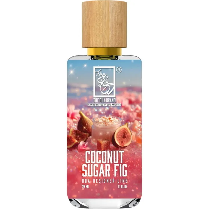 The Dua Brand Coconut Sugar Fig perfume bottle