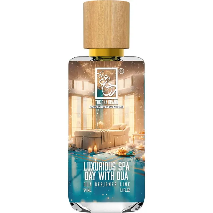 The Dua Brand Luxurious Spa Day with Dua perfume bottle
