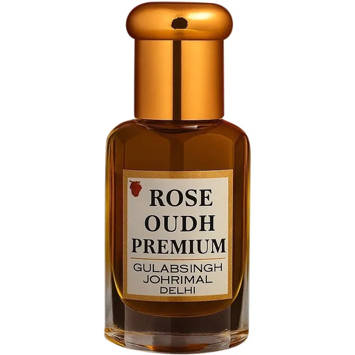 Gulabsingh Johrimal Rose Oudh Premium perfume bottle