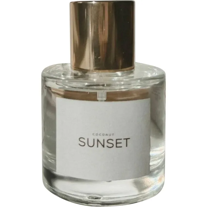 coconut. Sunset parfüm şişesi