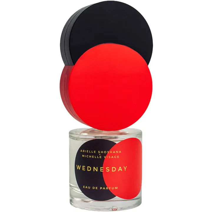 Arielle Shoshana x Michelle Visage Wednesday perfume bottle