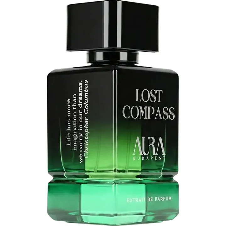 Aura Budapest Lost Compass perfume bottle