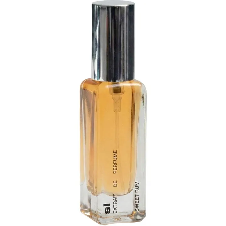 sign locked Sweet Rum perfume bottle