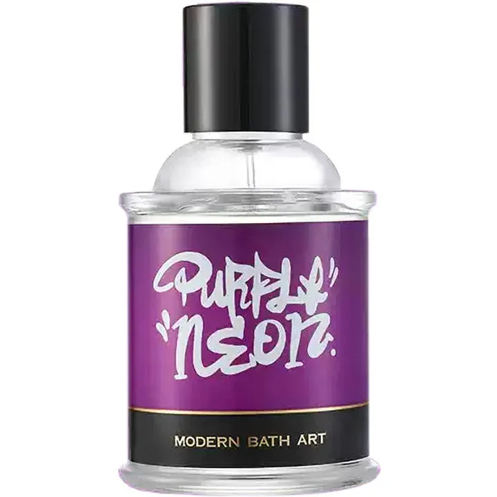 Modern Bath Art Purple Neon / 紫色霓虹灯 perfume bottle