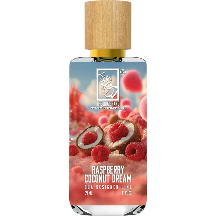 The Dua Brand Raspberry Coconut Dream perfume bottle