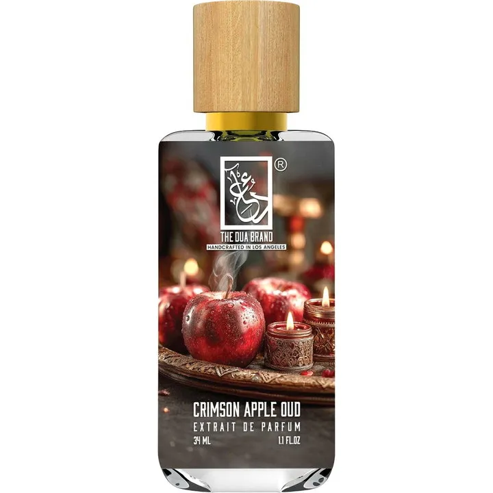 The Dua Brand Crimson Apple Oud perfume bottle