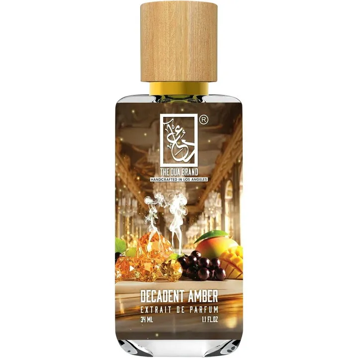 The Dua Brand Decadent Amber perfume bottle
