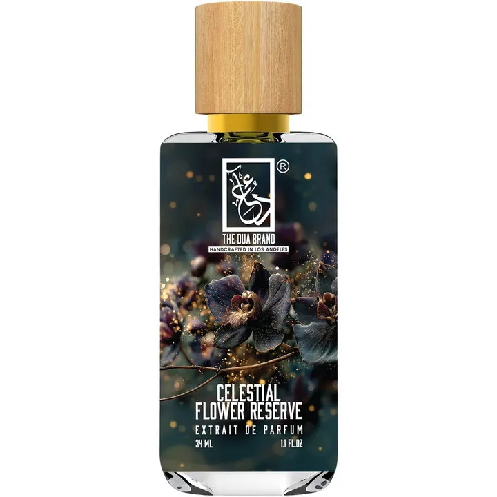 The Dua Brand Celestial Flower Reserve perfume bottle