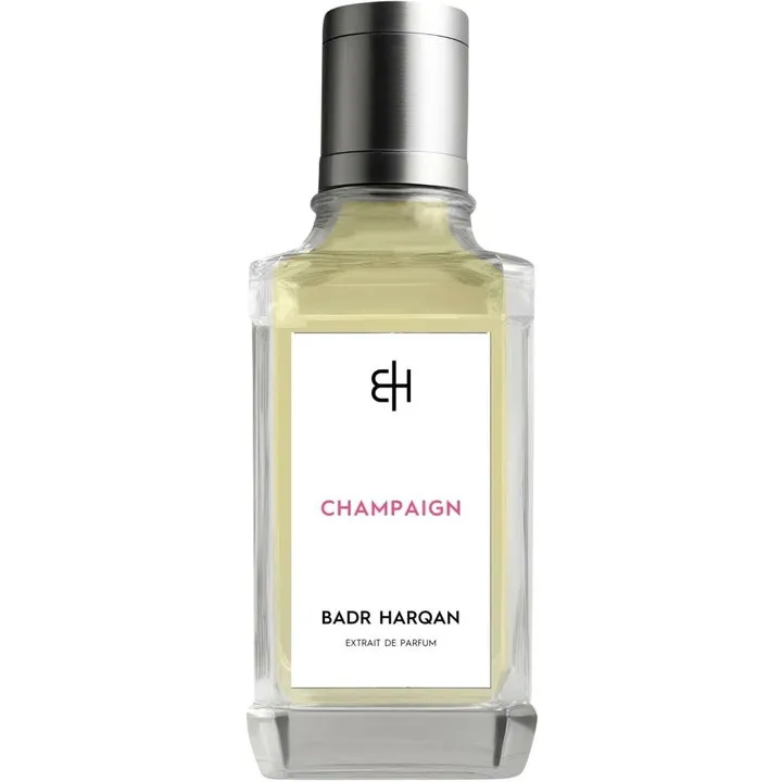 Badr Harqan Champagne perfume bottle