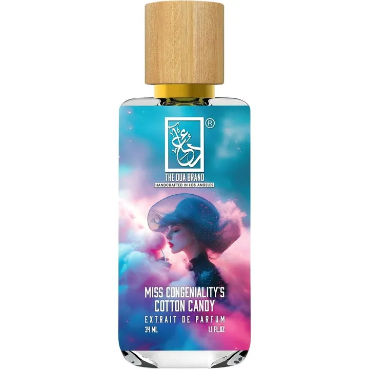The Dua Brand Miss Congeniality's Cotton Candy perfume bottle